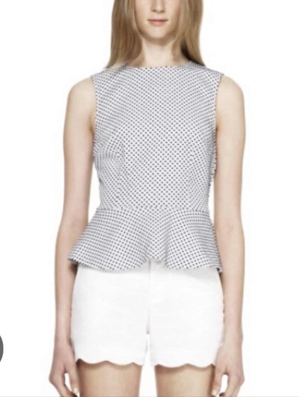 Club Monaco polka dot Sleeveless Top